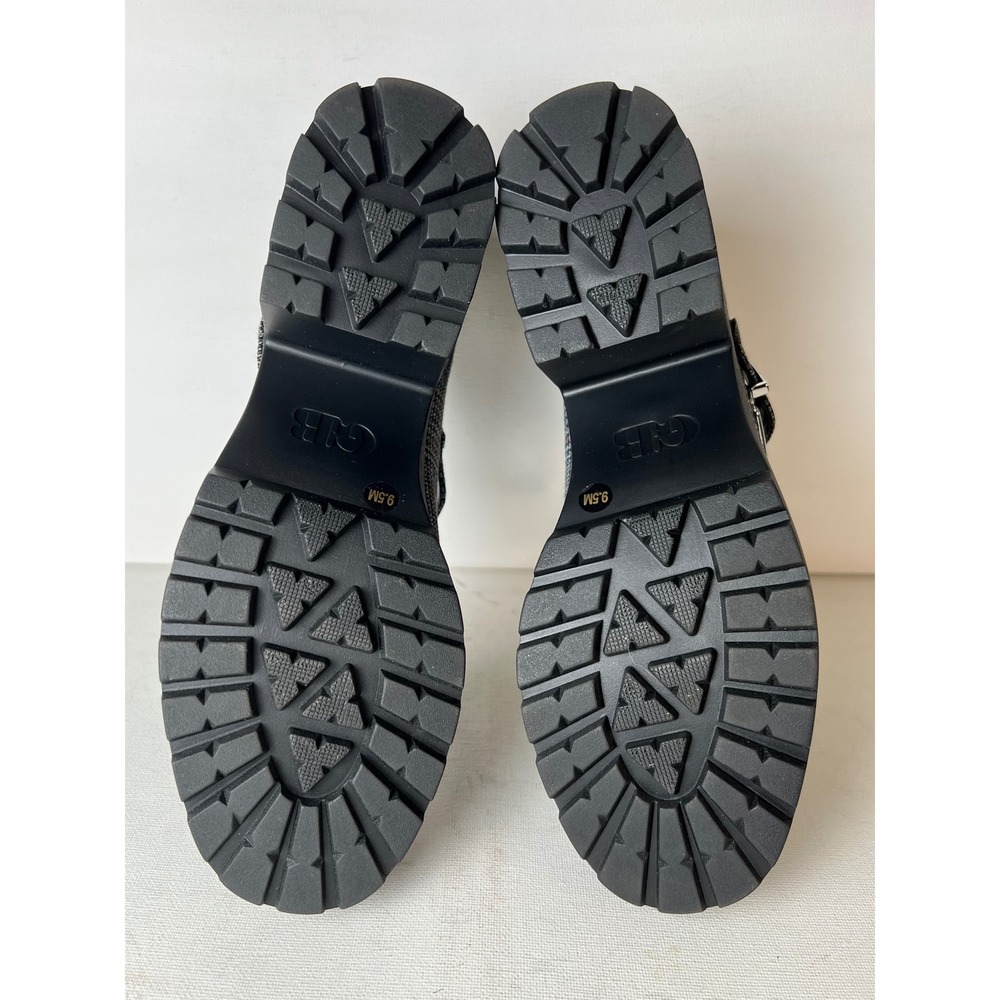 GB Gianni Bini This-Love Glen Plaid Lugged Platform Mary Janes Size 9.5 - Picture 8 of 8